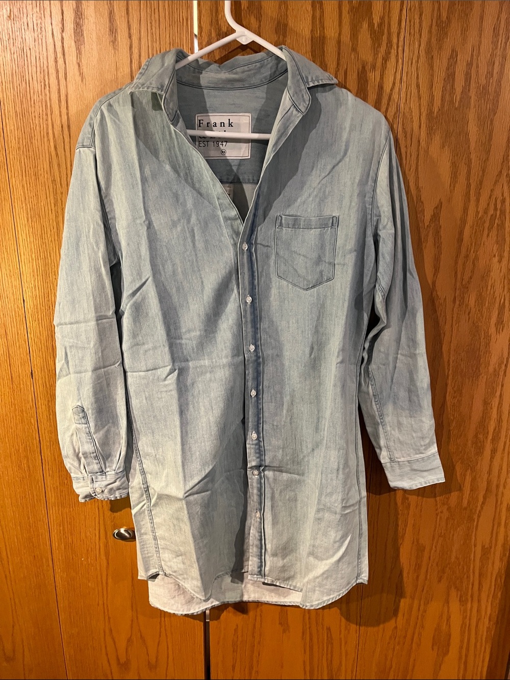 Frank & Eileen Light Washed Denim Shirt Jacket